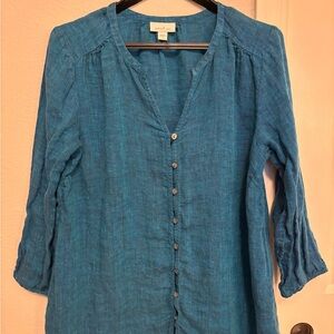 J. Jill Pure Jill Linen Button-Down Top